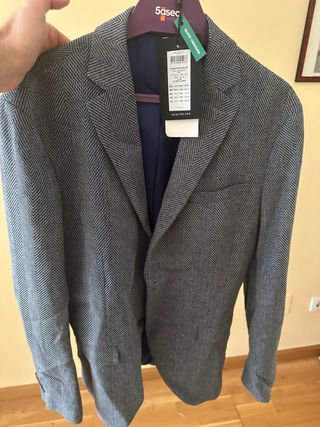 Americana Selected Homme Gris Talla M