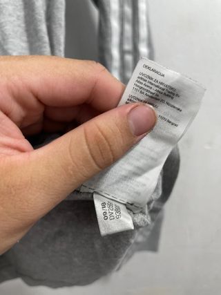 ¡¡OFERTA! Talla S Camiseta Adidas Gris Manga Larga