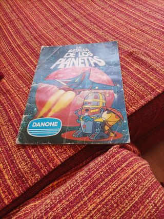 Album Cromos La Batalla de los Planetas Danone