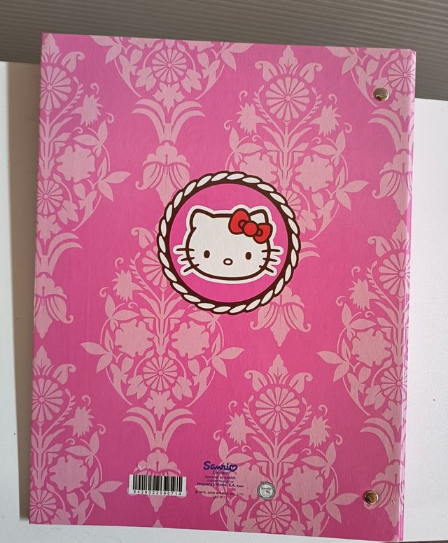 Archivador rosa Hello Kitty