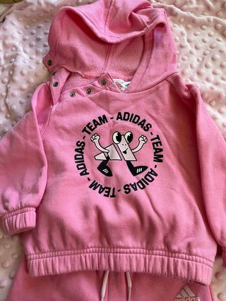 Chándal Adidas T. 9-12 meses Rosa ( más en perfil)