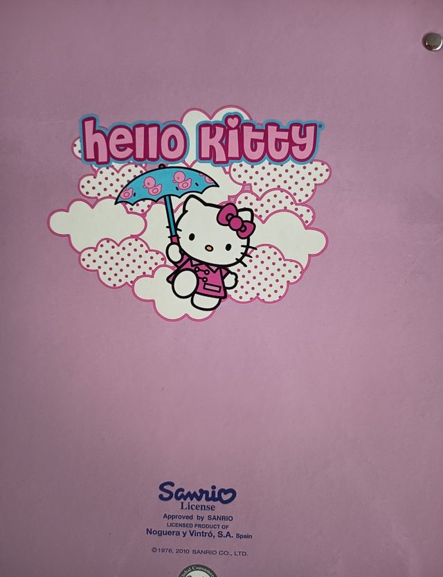 Archivador Hello Kitty 4 anillas