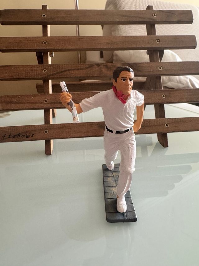 Barrera y corredor de madera