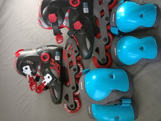 Patines Oxelo Talla 28-30 con Protecciones 