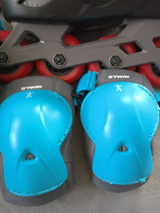 Patines Oxelo Talla 28-30 con Protecciones 