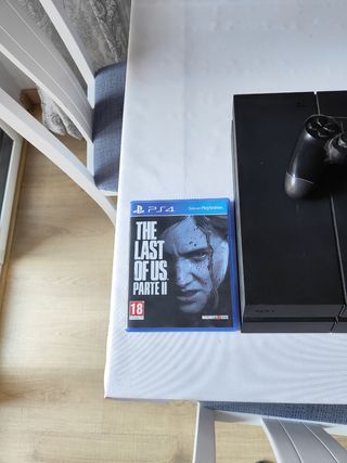PS4 (PlayStation 4) 500Gb Negra con Mando y TLOU 2