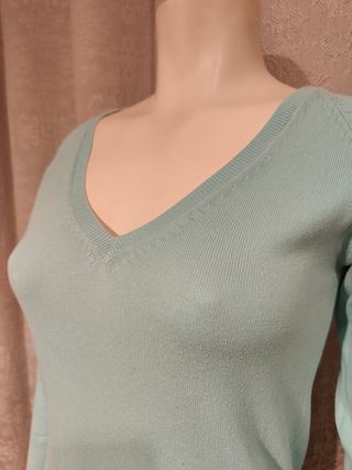 Jersey Zara Turquesa Talla S