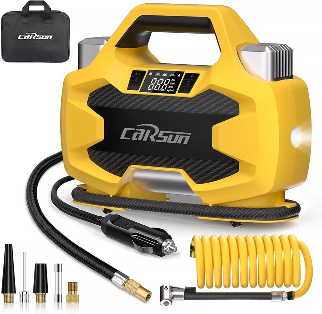 ☆ Compressore d'aria portatile CARSUN 150 PSI