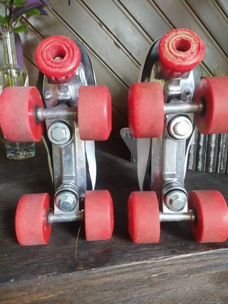 Patines infantiles blancos 4 ruedas