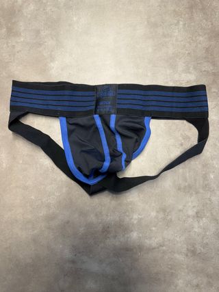 Jockstrap Talla M Negro/Azul