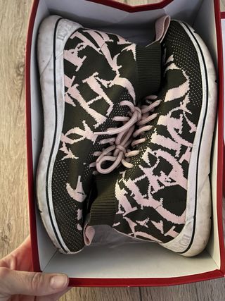 Zapatillas Carolina Herrera Verdes y Rosas