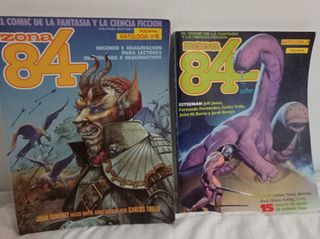 ZONA 84 . CÓMIC REVISTA . LOTE DE 2