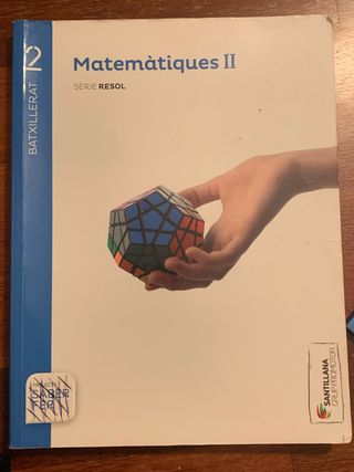 Matemàtiques Ii, 2 Batxillerat