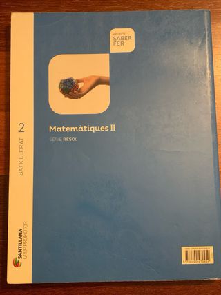 Matemàtiques Ii, 2 Batxillerat