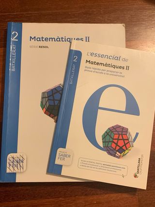 Matemàtiques Ii, 2 Batxillerat