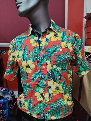 Camisa Hawaiana Estampada
