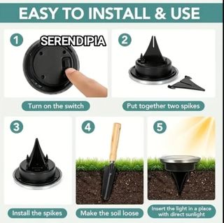 10 LUCES SOLARES PARA JARDÍN.