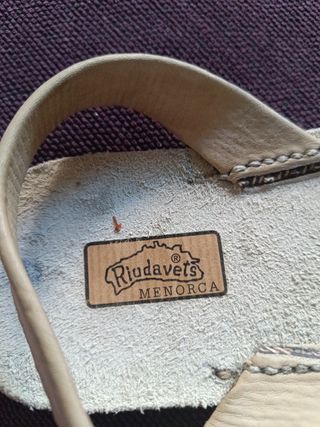 Abarcas Riudavels Menorca Beige