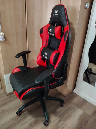 Silla Gaming Negra y Roja