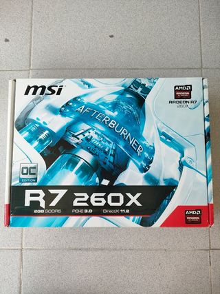 Tarjeta Gráfica MSI R7 260X 2GB GDDR5