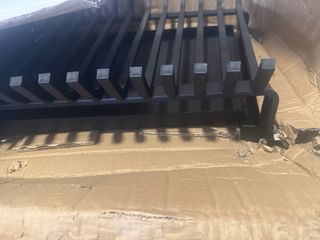 Parrilla chimenea con cajón