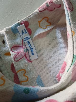 Vestido Mayoral bebé niña - Talla 12 meses