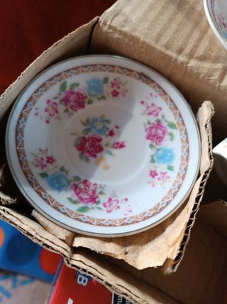 Juego de café de porcelana
