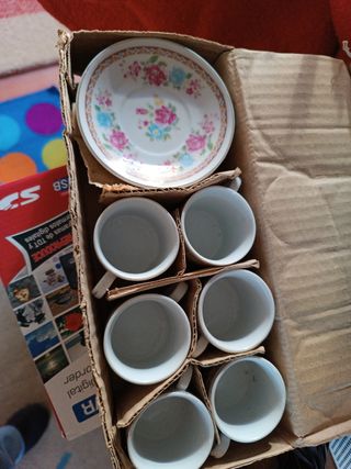 Juego de café de porcelana