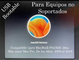 USB 32GB macOS Ventura
leer descripción