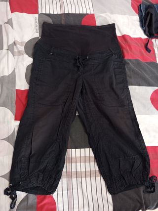 Pantalón Pirata Negro Embarazada