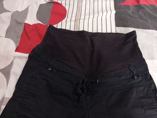 Pantalón Pirata Negro Embarazada