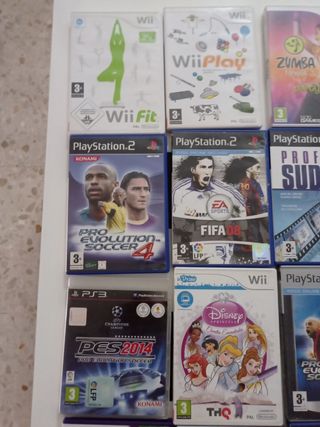 Lote Videojuegos Wii, PS2, PS3, Xbox 360