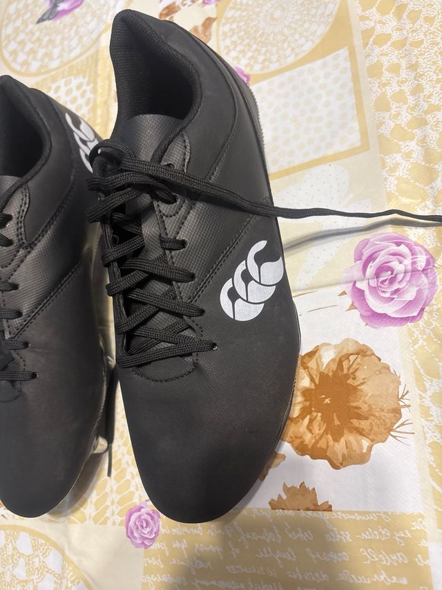 Scarpe da rugby Canterbury nere