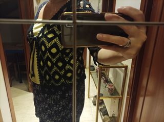 Torera de hilo de Algodón Negra Talla XL