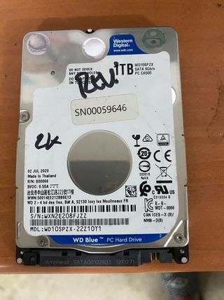 Disco Duro Interno Western Digital 1TB