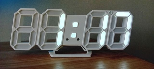 Reloj despertador digital Led números grandes