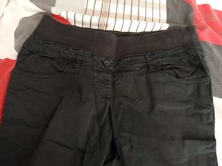 Pantalón pirata premamá negro