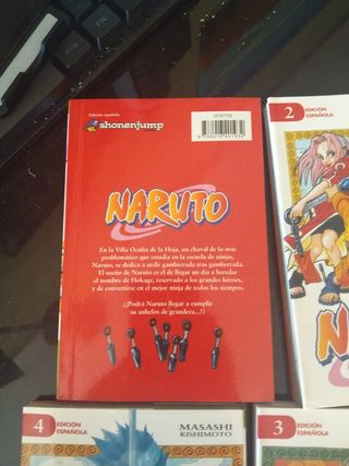 MANGAS NARUTO 1-4