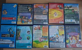 10 DVDs Clásicos Disney Animación Español