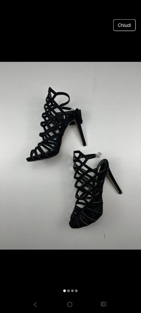 Scarpe con Tacchi Nero Tg. 36