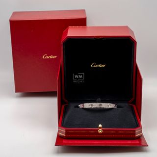 Pulsera Cartier Love Full pave Original Talla 16 