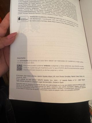 libros varios de 4 ESO