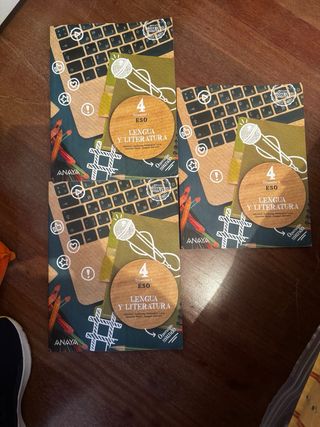 libros varios de 4 ESO