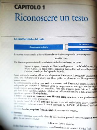 La Grammatica e il testo, Guida a produzione testo