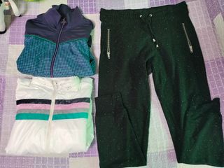 Lote 2 chaquetas y pantalón chándal