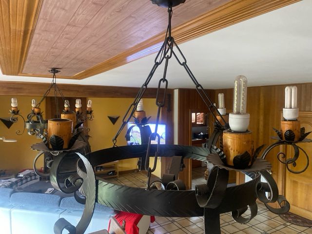 Lámpara de salón rústica forja (2 unidades))