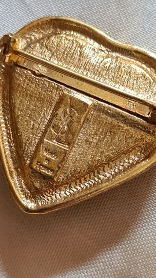 Spilla cuore Yves Saint Laurent vintage