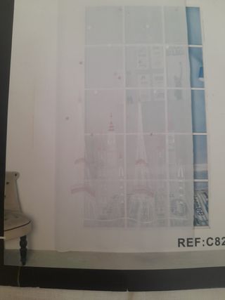 Confezione di tende rosa Paris