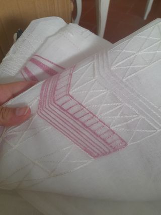 Confezione di tende rosa Paris