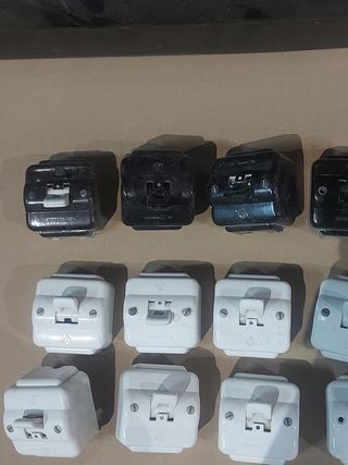 Interruptores Antiguos. Vintage, decor. industrial